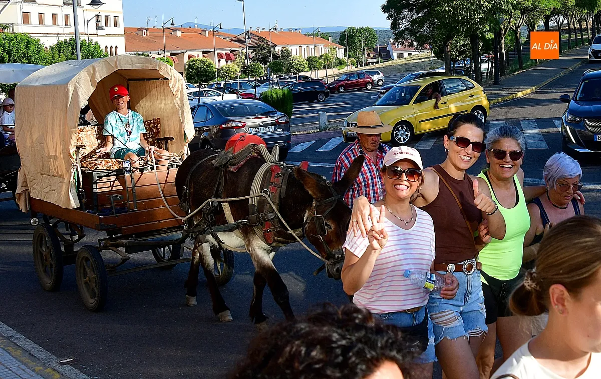LLegada Romería de la Hermandad de Virgen Peña de Francia a Ciudad Rodrigo