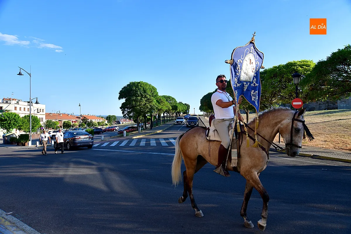 LLegada Romería de la Hermandad de Virgen Peña de Francia a Ciudad Rodrigo