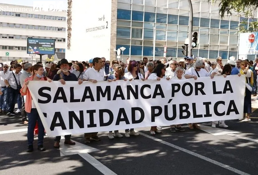Marea Blanca en Salamanca ante el colapso sanitario