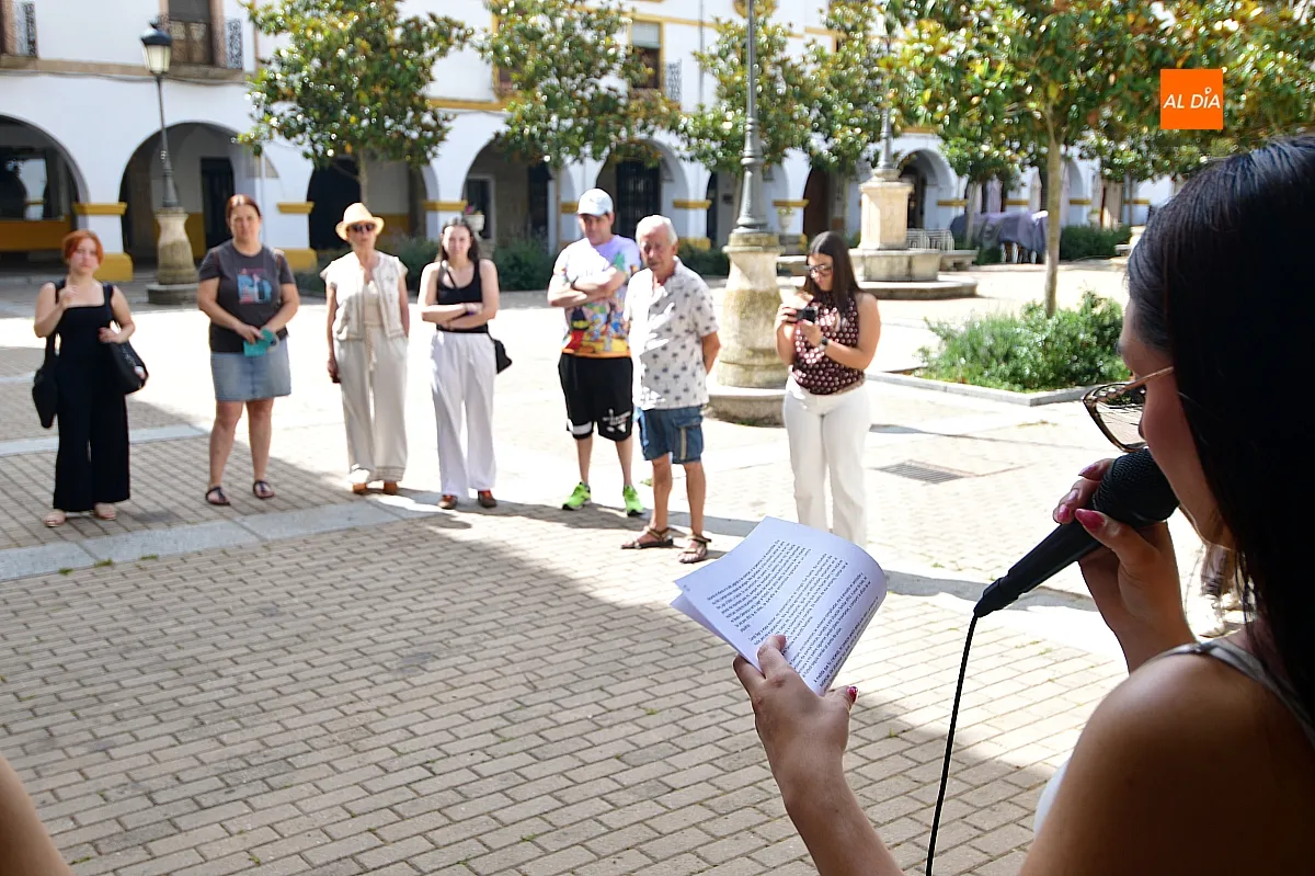 Acto de Cáritas en la Plaza del Buen Alcalde por el Día Mundial contra el uso indebido y el tráfico ilegal de las drogas 