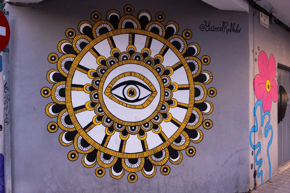 Mural en la calle Dóctor Gómez Ulla, Salamanca