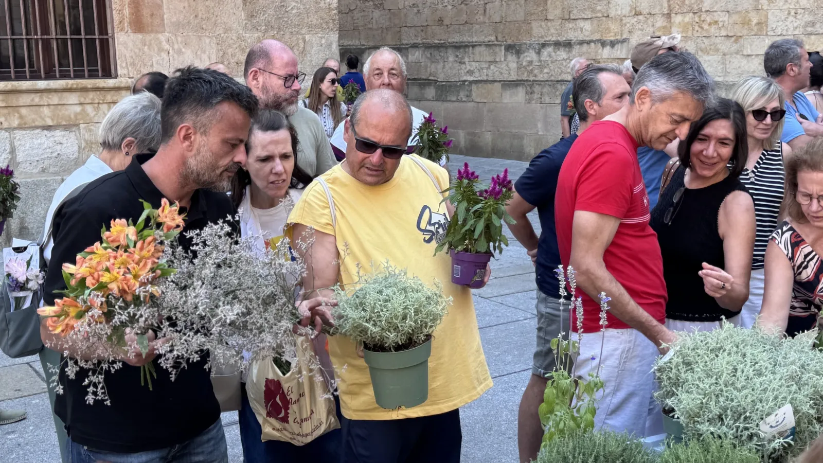 Foto 2 - Salamanca se convierte en un gran jard&iacute;n urbano con el reparto de 5.000 flores