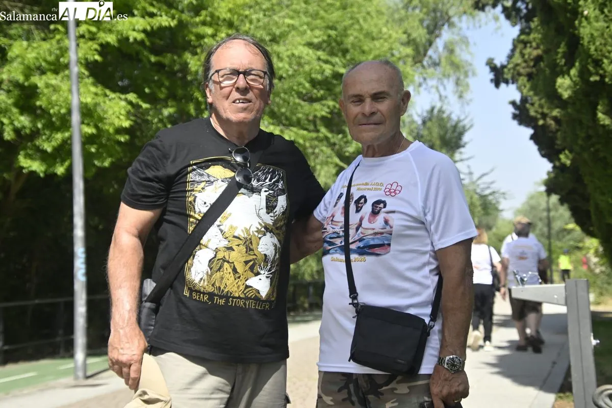 Medio siglo después de su plata olímpica, el K4 español vuelve a remar en Salamanca y homenajea a Heraclio Carreño | FOTOS: SALAMANCArtv AL DÍA 