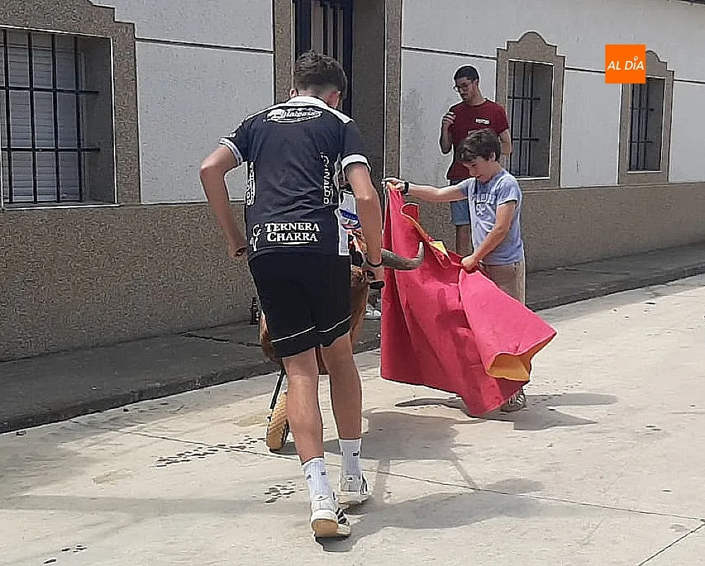 Suelta de vaquillas en Martín de Yeltes