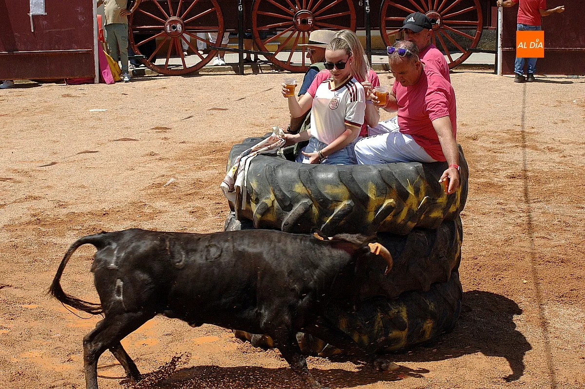 Suelta de vaquillas en Martín de Yeltes