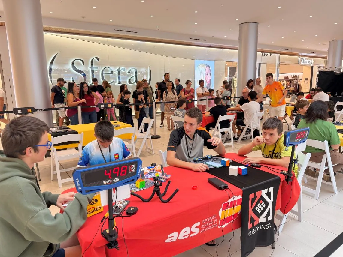 Foto 2 - El Tormes acoger&aacute; el 4&ordm; Campeonato de Speedcubing con la campeona de Espa&ntilde;a