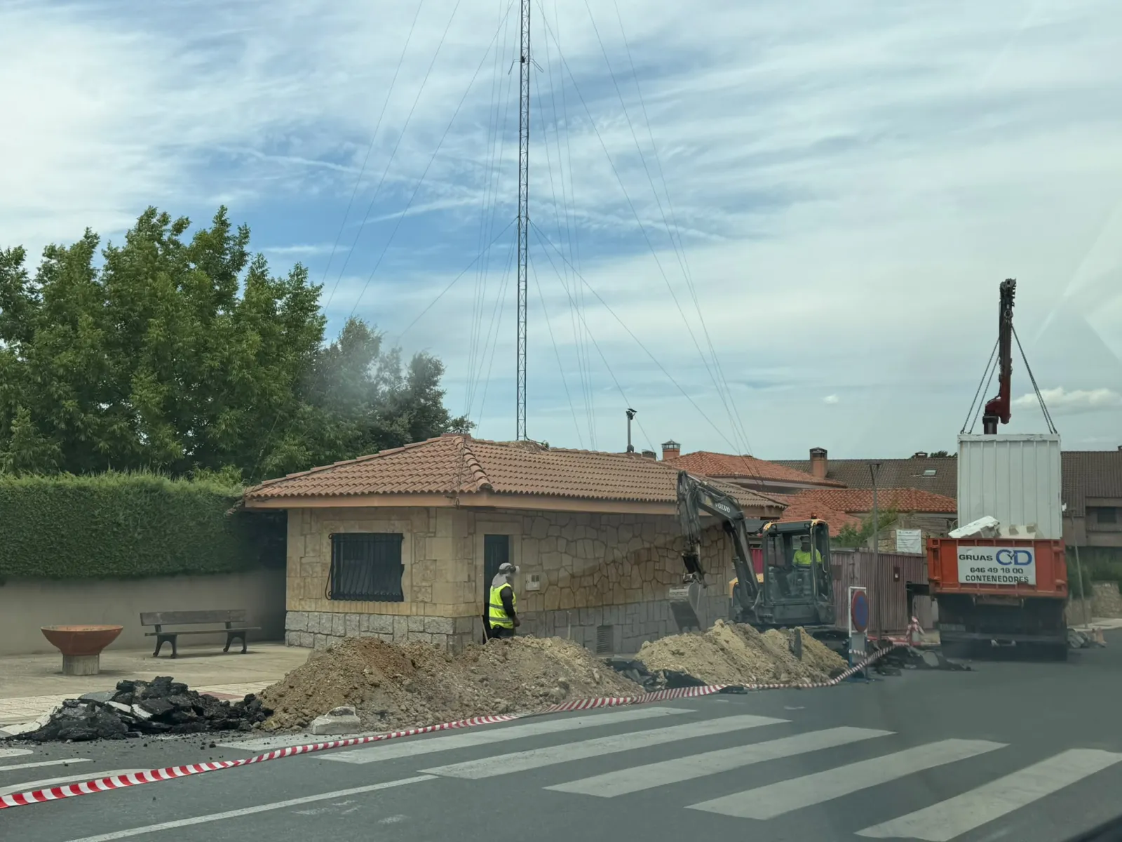 Obras en Canteras Norte de Villamayor contra las inundaciones