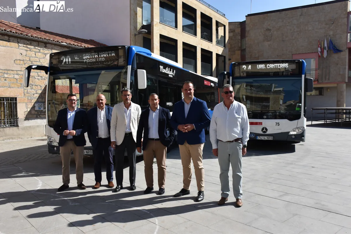La renovación del transporte metropolitano refuerza las líneas con más demanda de Salamanca. Fotos de Miguel González