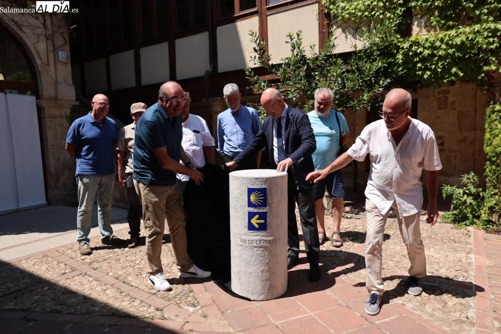 Foto 10 - FOTOS | Documentan casi un millar de puntos de la V&iacute;a de la Plata para mejorar su se&ntilde;alizaci&oacute;n en el Camino de Santiago