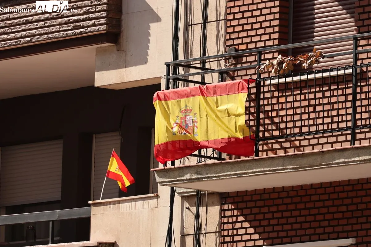 Salamanca se engalana y saca a relucir el orgullo patriota ante la gran final del Mundial | Fotos: David Sañudo