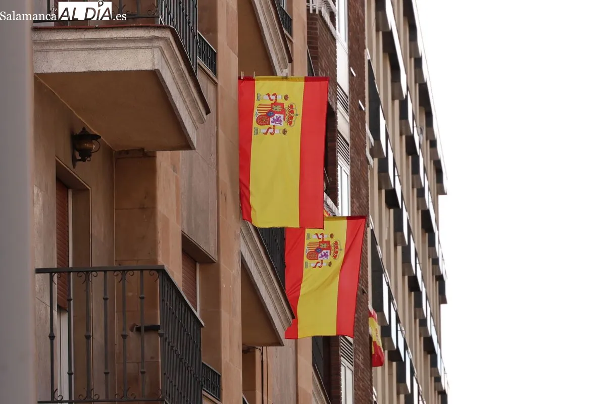 Salamanca se engalana y saca a relucir el orgullo patriota ante la gran final del Mundial | Fotos: David Sañudo