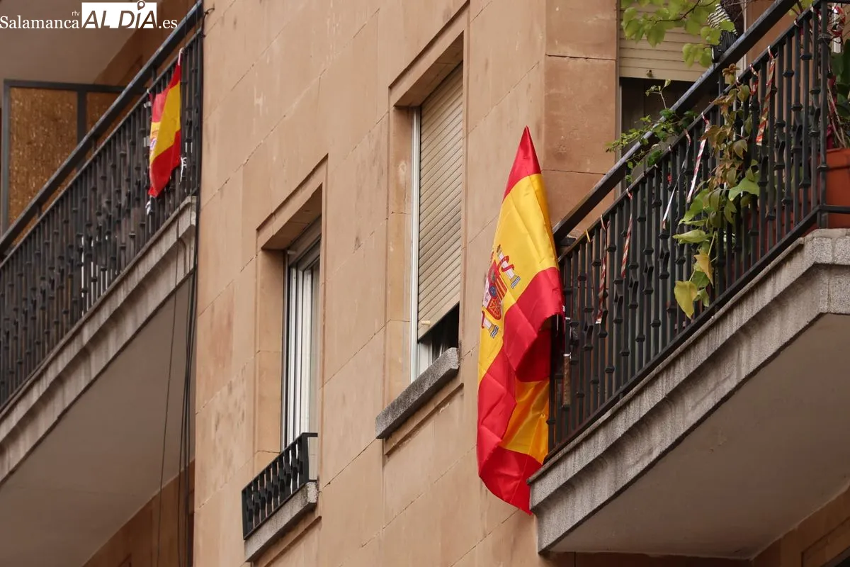 Salamanca se engalana y saca a relucir el orgullo patriota ante la gran final del Mundial | Fotos: David Sañudo