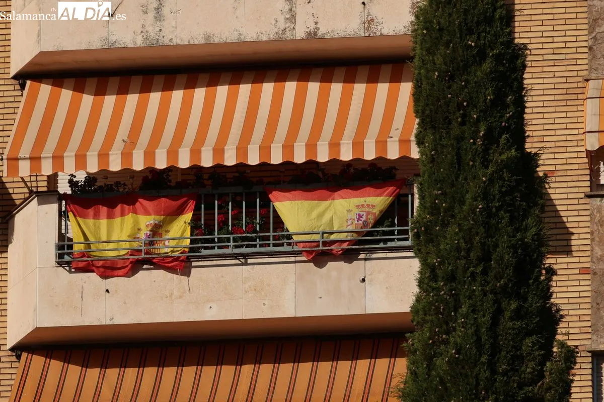 Salamanca se engalana y saca a relucir el orgullo patriota ante la gran final del Mundial | Fotos: David Sañudo