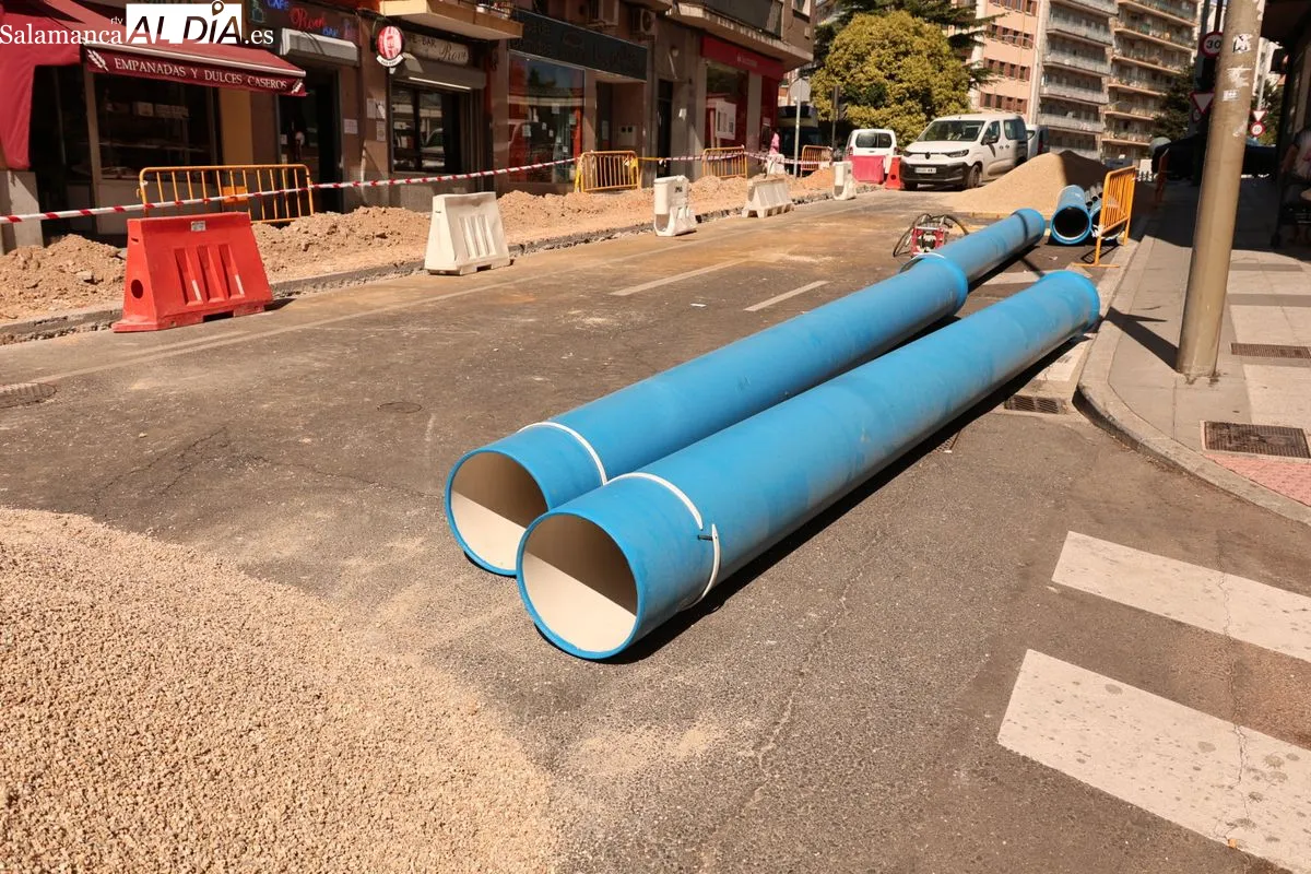 Carbayo presenta la renovación de kilómetros de tuberías en el Camino de las Aguas | FOTOS: David Sañudo