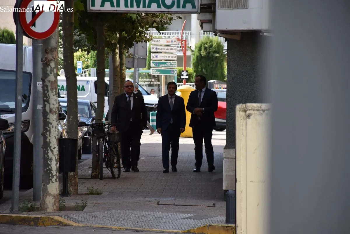Visita institucional al nuevo centro de salud de Santa Marta de Tormes | FOTOS: V. Martins 