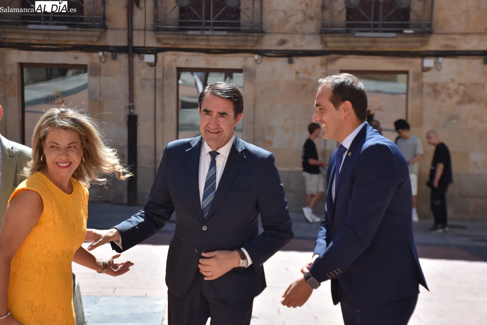 Alberto Díaz, reelegido por unanimidad presidente de la Cámara de Comercio de Salamanca por cuatro años. Fotos de Miguel González