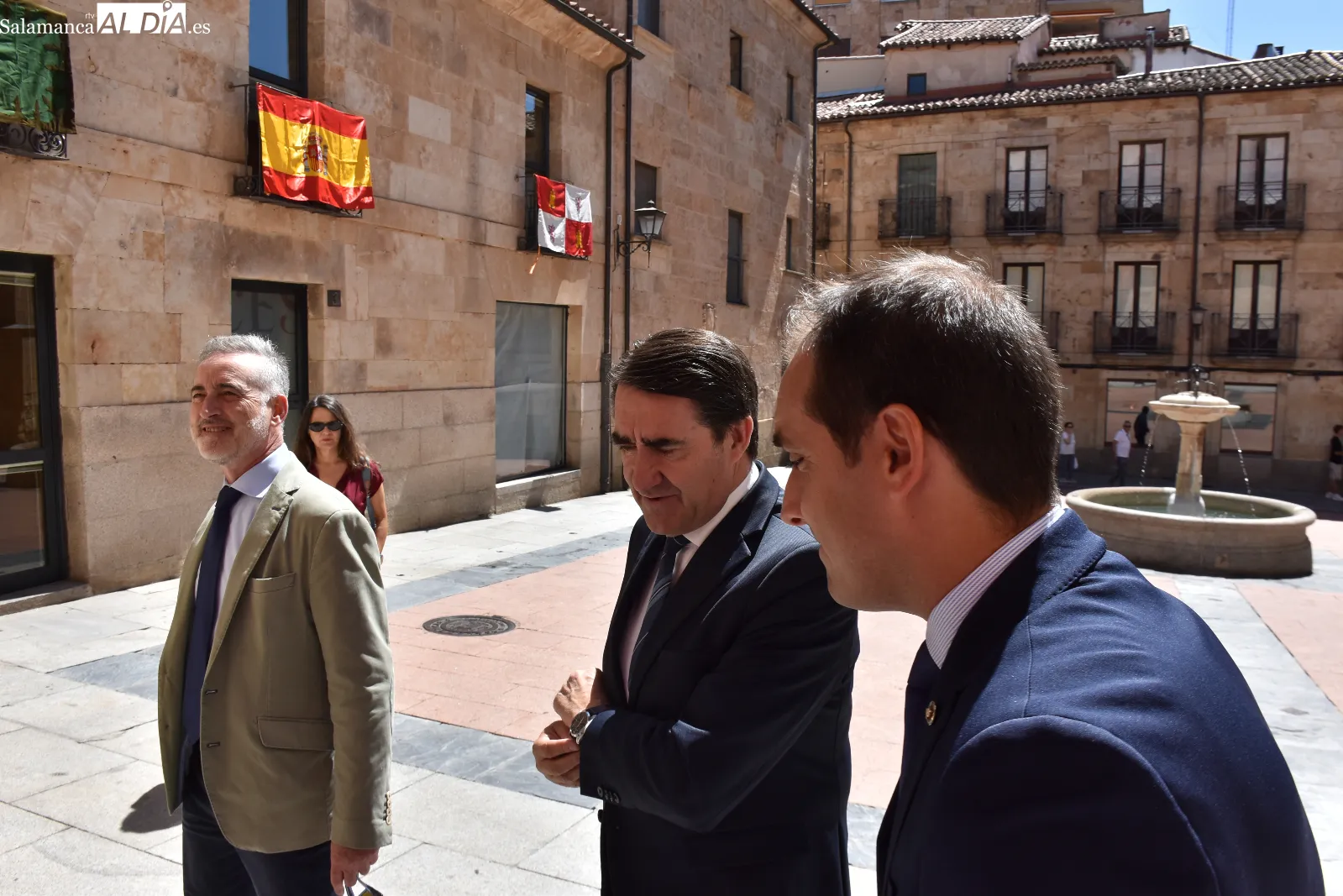 Alberto Díaz, reelegido por unanimidad presidente de la Cámara de Comercio de Salamanca por cuatro años. Fotos de Miguel González