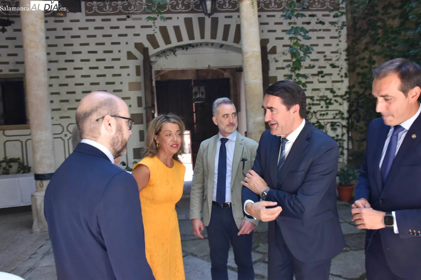 Alberto Díaz, reelegido por unanimidad presidente de la Cámara de Comercio de Salamanca por cuatro años. Fotos de Miguel González