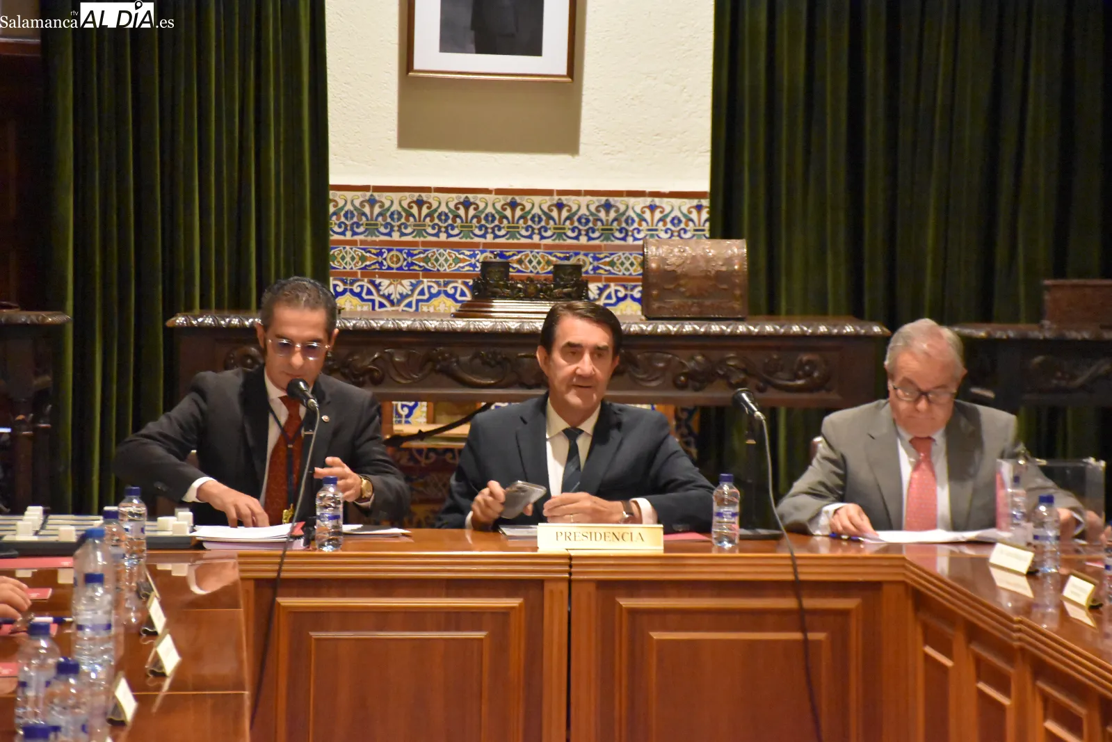 Alberto Díaz, reelegido por unanimidad presidente de la Cámara de Comercio de Salamanca por cuatro años. Fotos de Miguel González