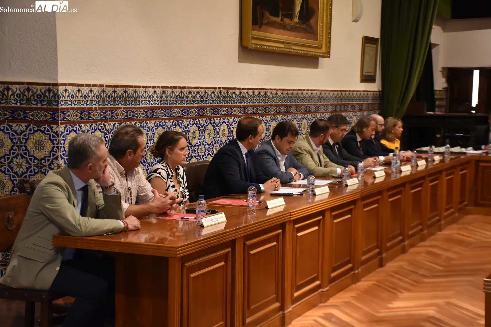 Alberto Díaz, reelegido por unanimidad presidente de la Cámara de Comercio de Salamanca por cuatro años. Fotos de Miguel González