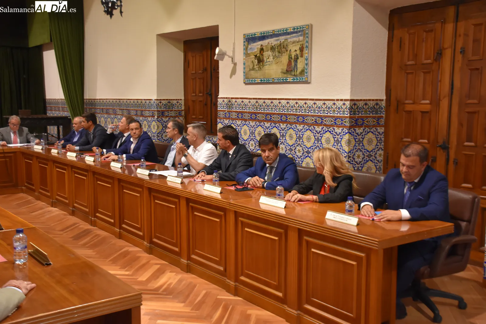 Alberto Díaz, reelegido por unanimidad presidente de la Cámara de Comercio de Salamanca por cuatro años. Fotos de Miguel González
