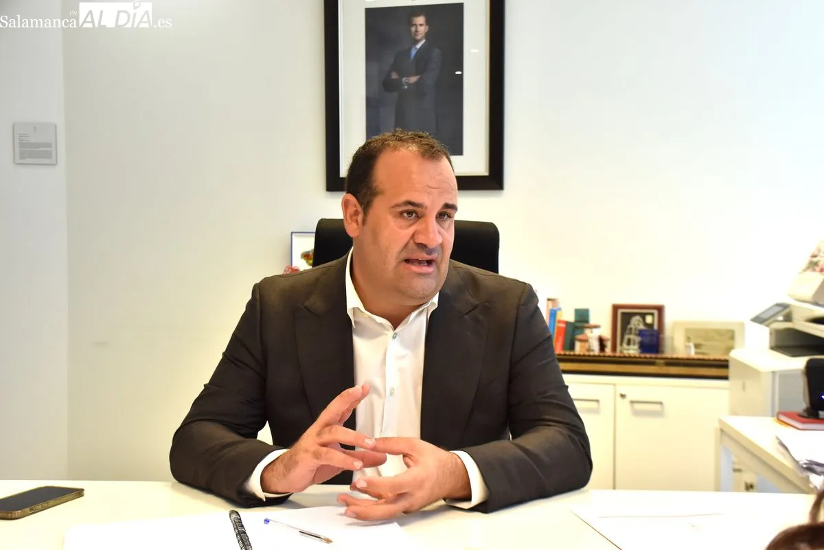 David Mingo en las instalaciones del Ayuntamiento | M.H.