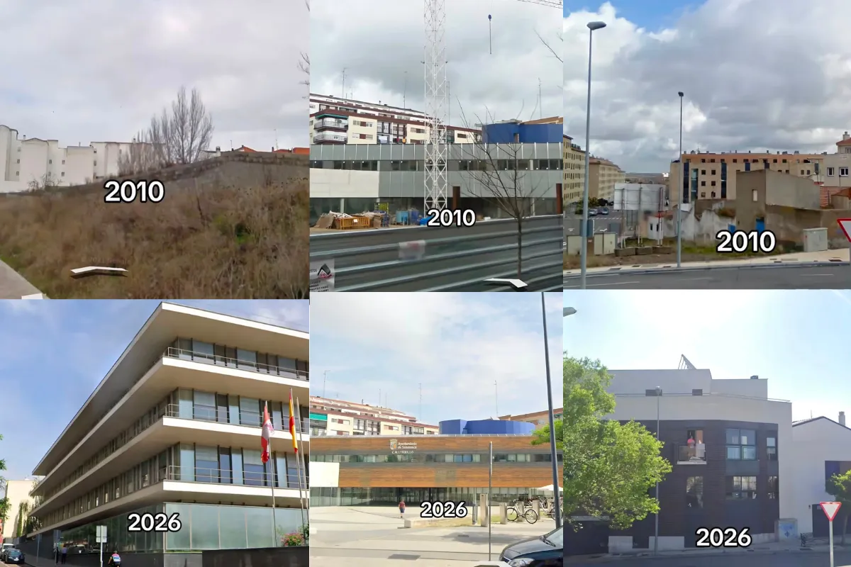 Evolución de Salamanca: el antes y después en TikTok