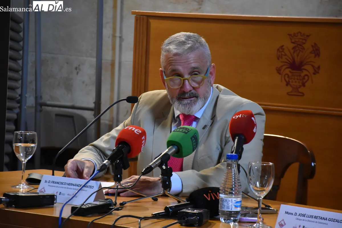 Presentación del cartel oficial del 37 Encuentro Nacional de Cofradías. Fotos de Miguel González