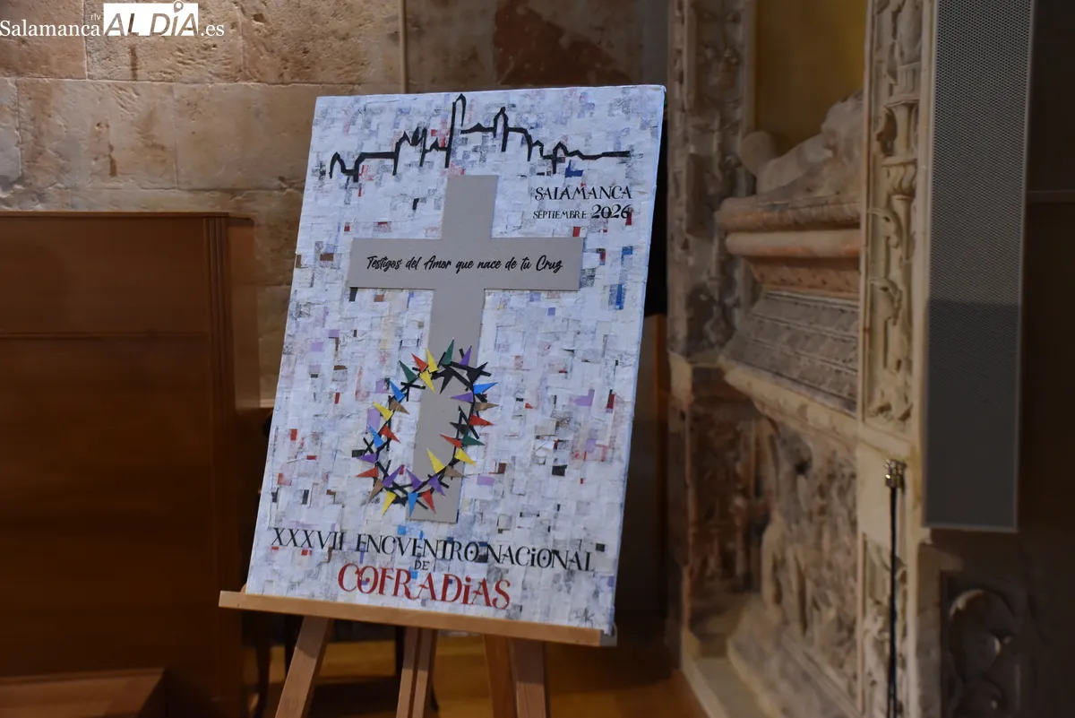 Presentación del cartel oficial del 37 Encuentro Nacional de Cofradías. Fotos de Miguel González