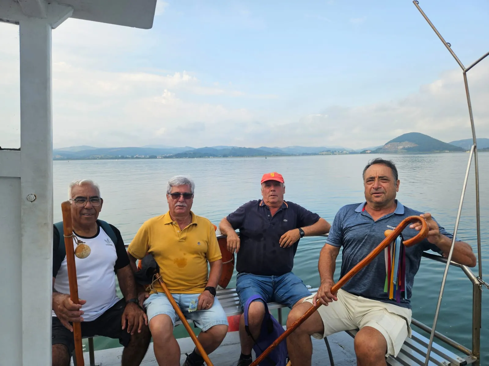 Foto 3 - Cuatro amigos ponen el broche al Camino del Norte tras a&ntilde;os de peregrinaci&oacute;n