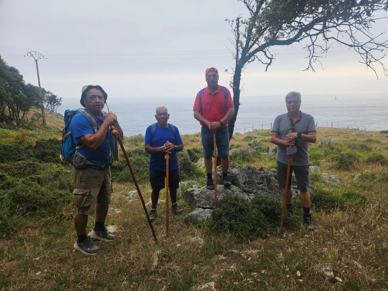 Foto 6 - Cuatro amigos ponen el broche al Camino del Norte tras a&ntilde;os de peregrinaci&oacute;n