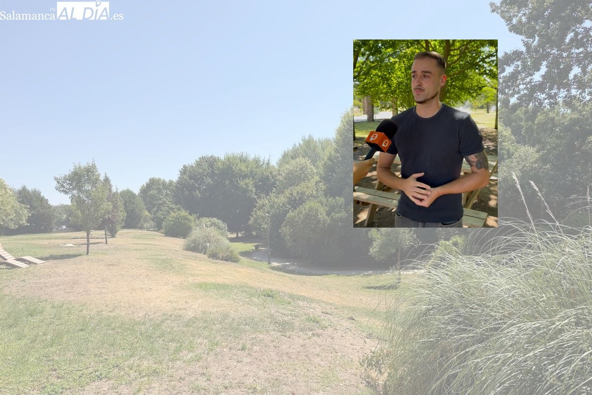 VÍDEO | Así trabajan quienes cuidan las zonas verdes de Salamanca durante el verano
