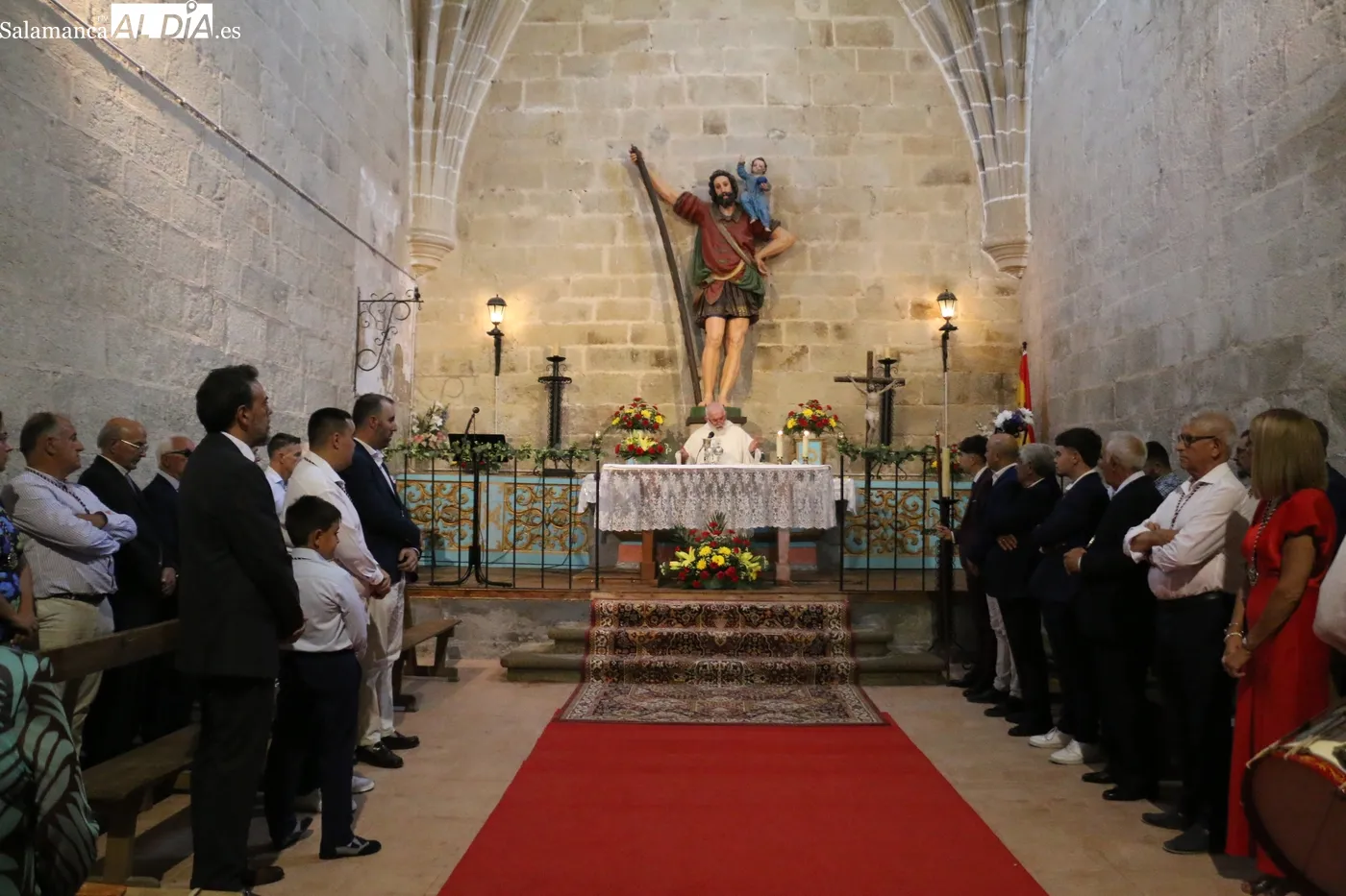 Celebración del Día de San Cristóbal en Guadramiro / CORRAL