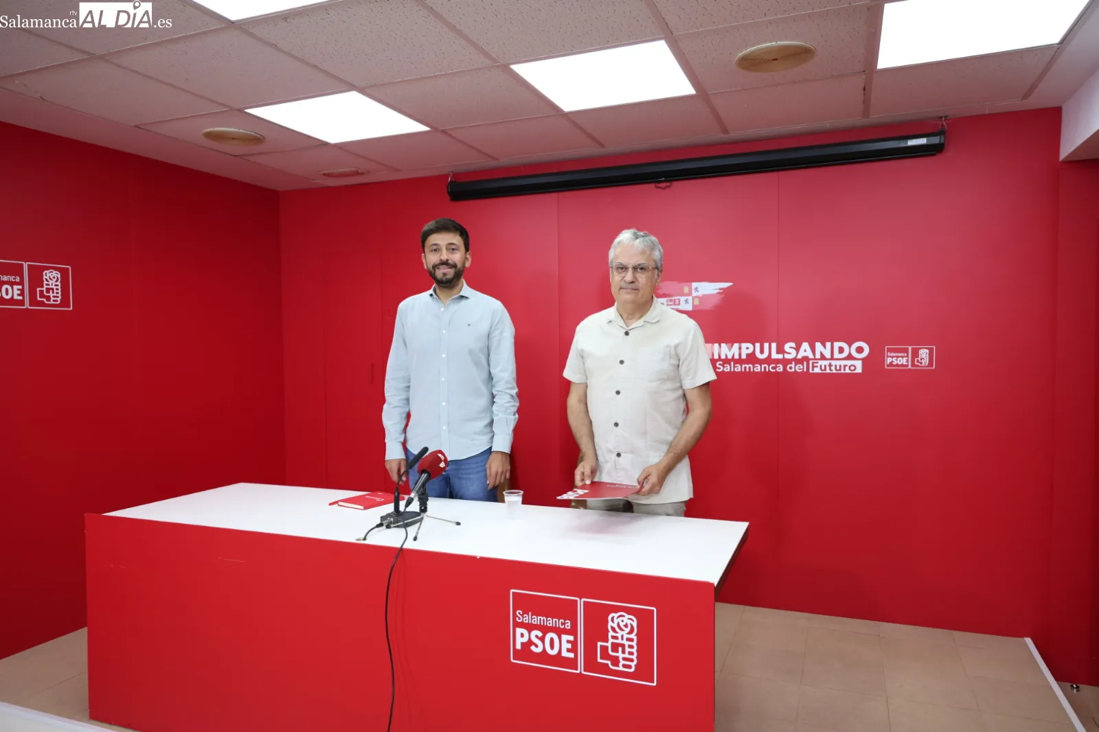 El PSOE de Salamanca alerta de la crisis de vivienda en el medio rural y exigen medidas urgentes a la Junta. Fotos de David Sañudo 