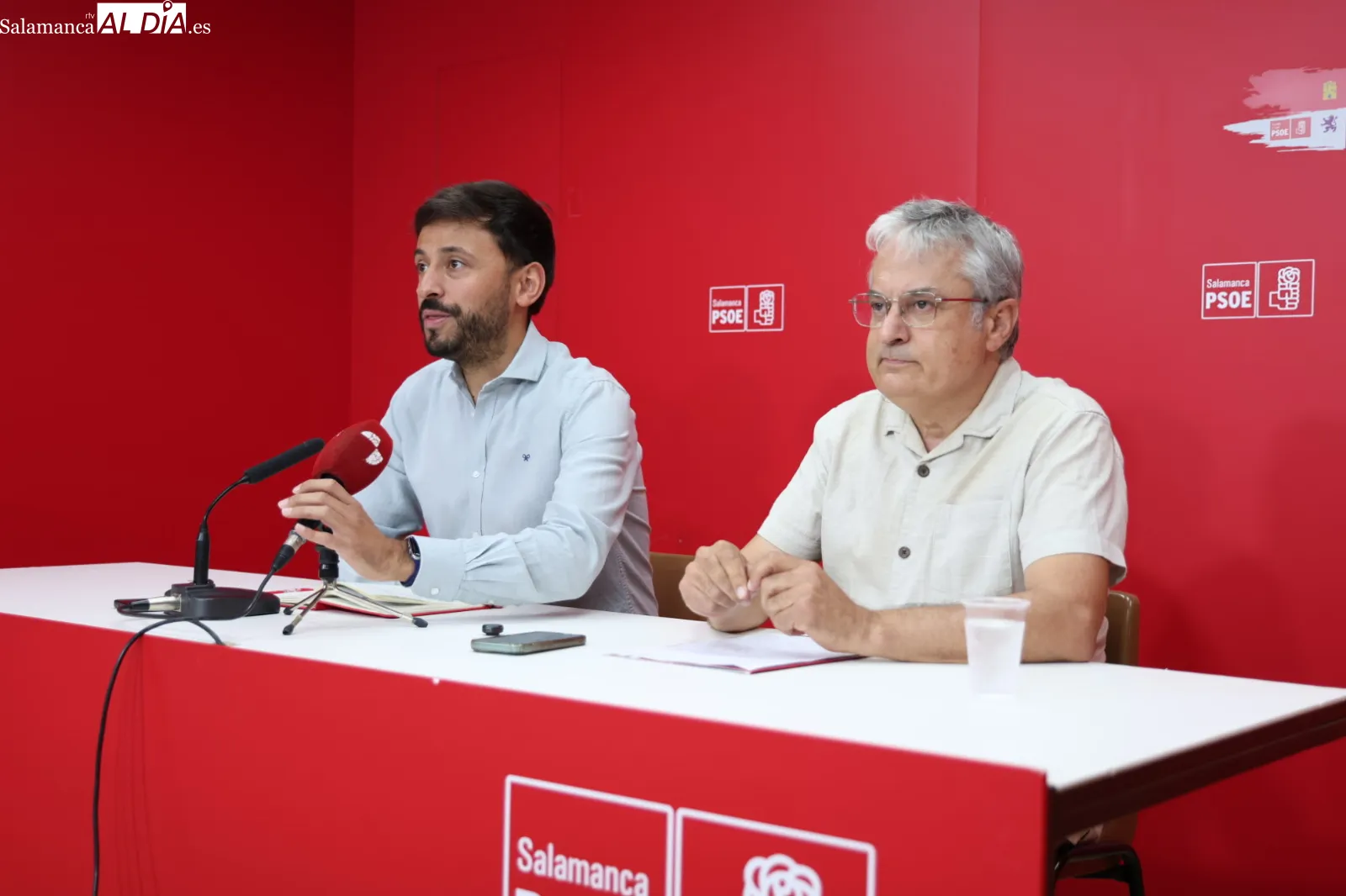 El PSOE de Salamanca alerta de la crisis de vivienda en el medio rural y exigen medidas urgentes a la Junta. Fotos de David Sañudo 