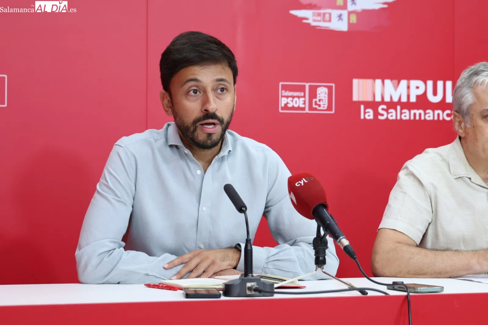 El PSOE de Salamanca alerta de la crisis de vivienda en el medio rural y exigen medidas urgentes a la Junta. Fotos de David Sañudo 