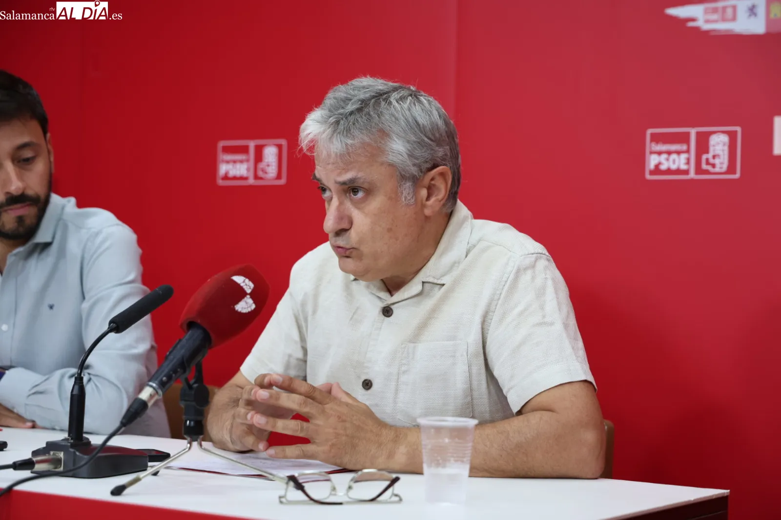El PSOE de Salamanca alerta de la crisis de vivienda en el medio rural y exigen medidas urgentes a la Junta. Fotos de David Sañudo 