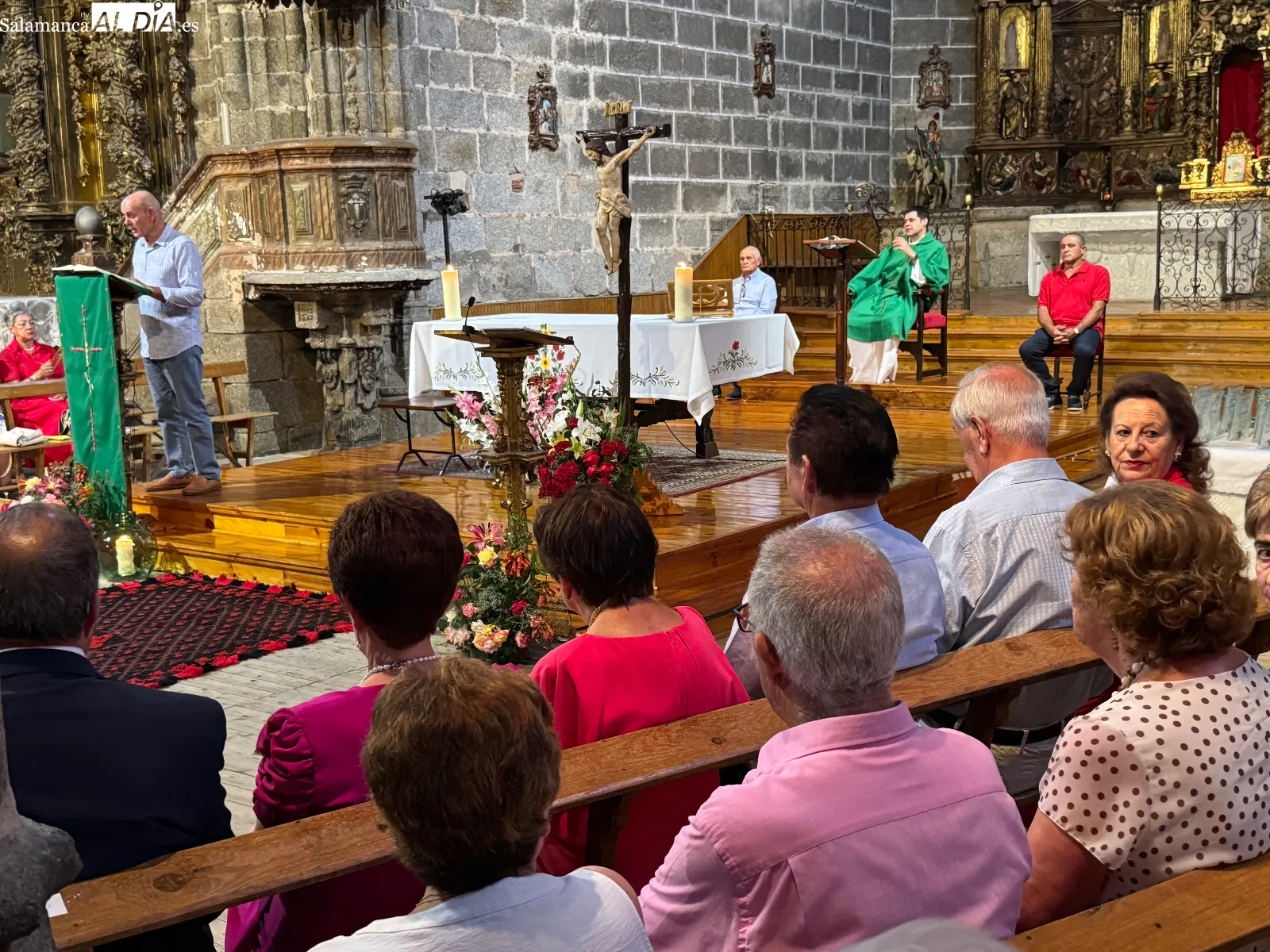 Fiesta de la asociación de mayores en Santiago de la Puebla 