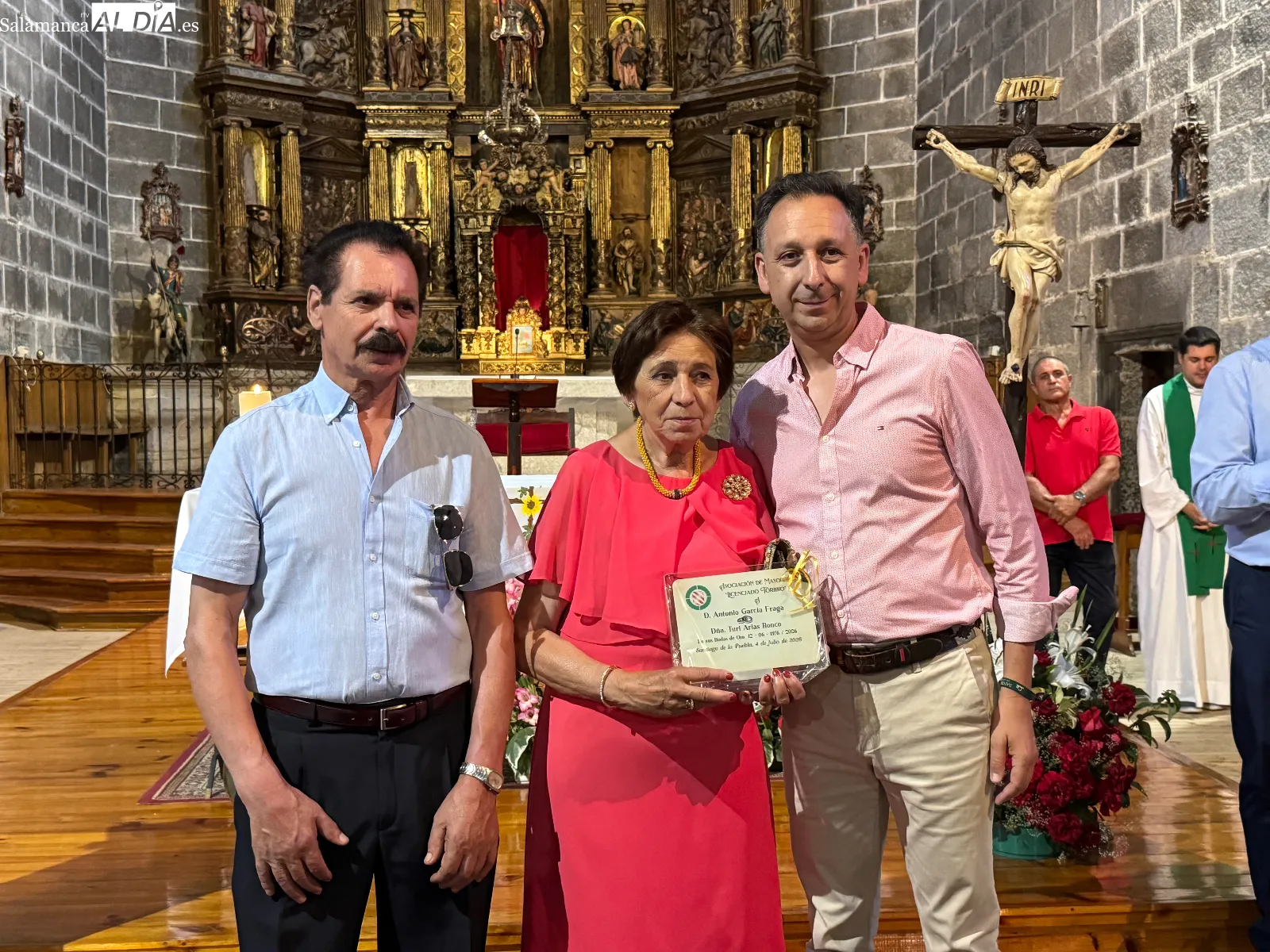 Fiesta de la asociación de mayores en Santiago de la Puebla 
