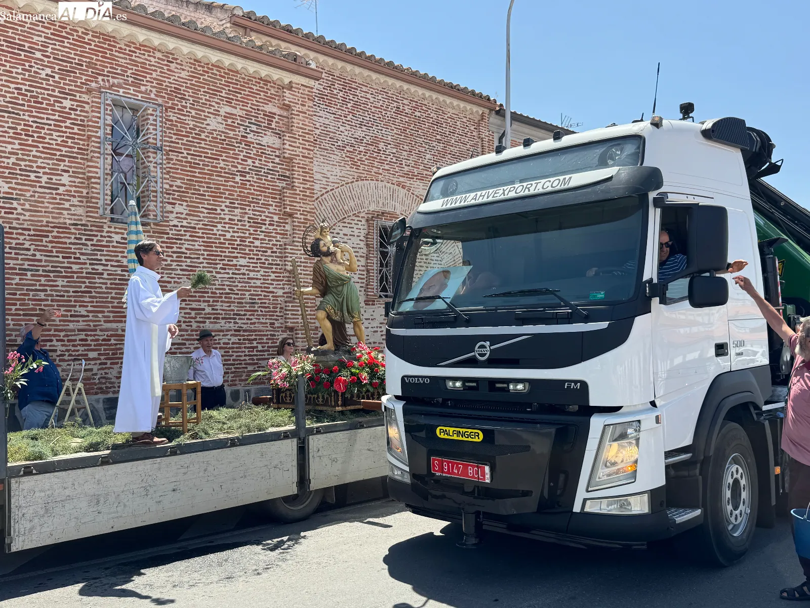 Festividad de San Cristobal en Peñaranda