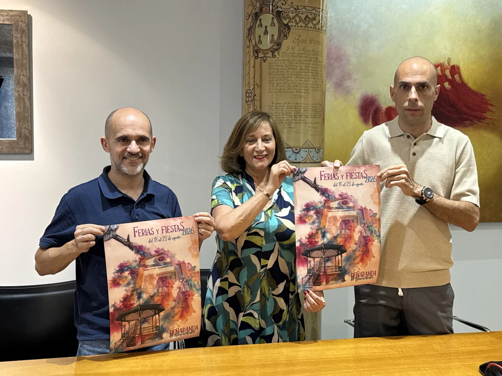 Foto 2 - &lsquo;Chupinazo&rsquo;, de Alberto Alfayate Reyero, imagen de las Ferias y Fiestas 2026 de Pe&ntilde;aranda