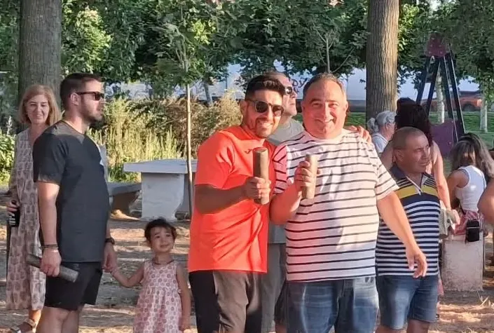 Foto 6 - Santiago de la Puebla disfruta con los juegos tradicionales y sorprende con la exposici&oacute;n de Benjam&iacute;n Delgado