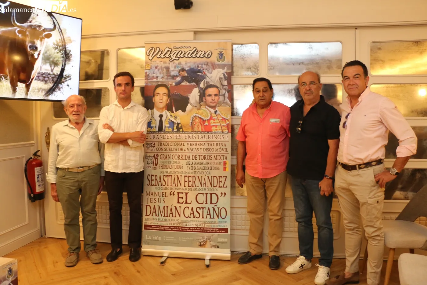 Mano a mano de El Cid y Damián Castaño en Vitigudino