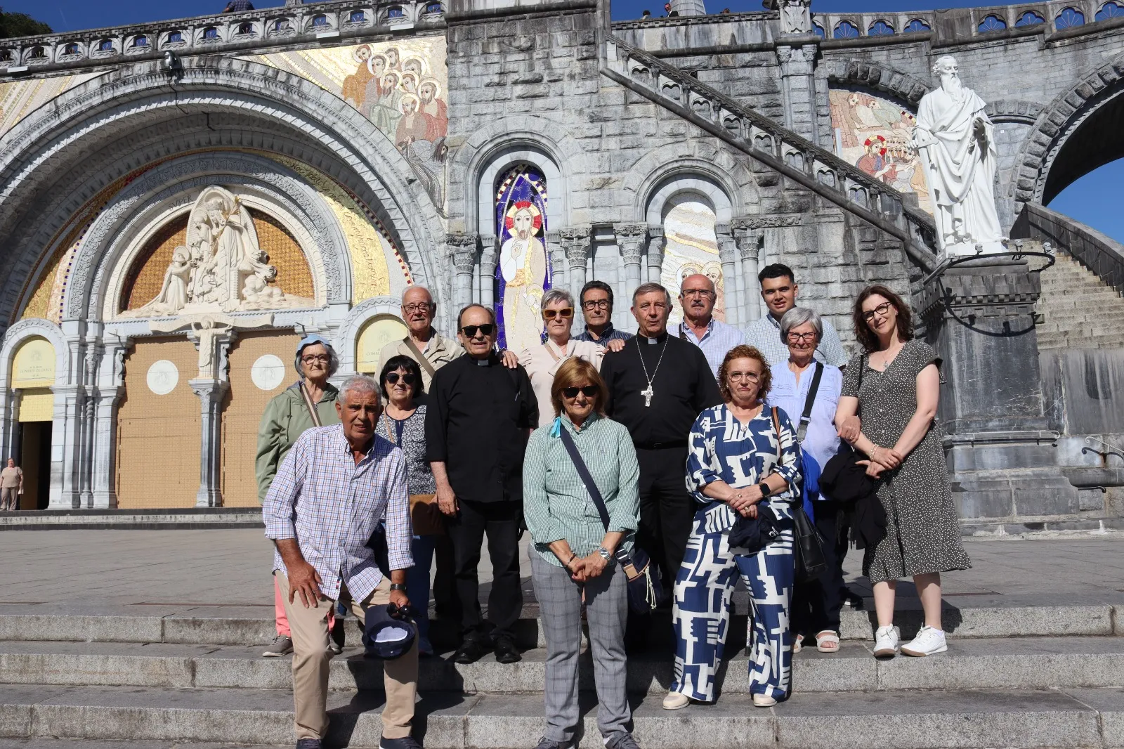 12 peregrinos de la Diócesis de Ciudad Rodrigo peregrinan a  Nuestra Señora de Lourdes