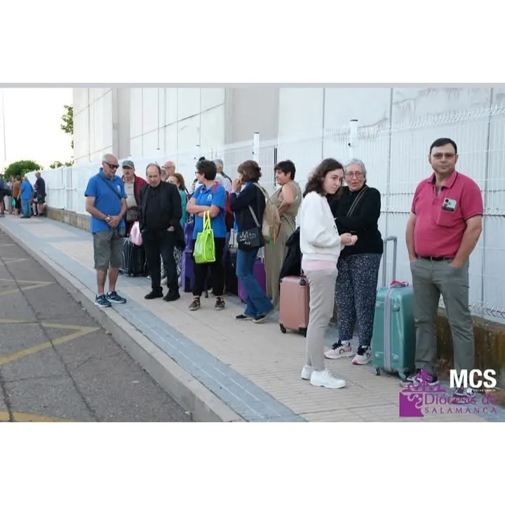 12 peregrinos de la Diócesis de Ciudad Rodrigo peregrinan a  Nuestra Señora de Lourdes
