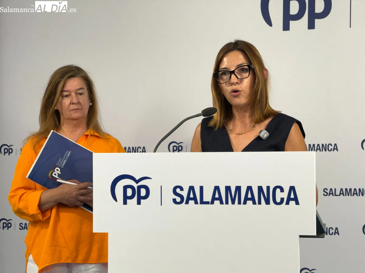 Las procuradoras del PP denuncian que Castilla y León perderá peso en la nueva financiación. Fotos de Miguel González