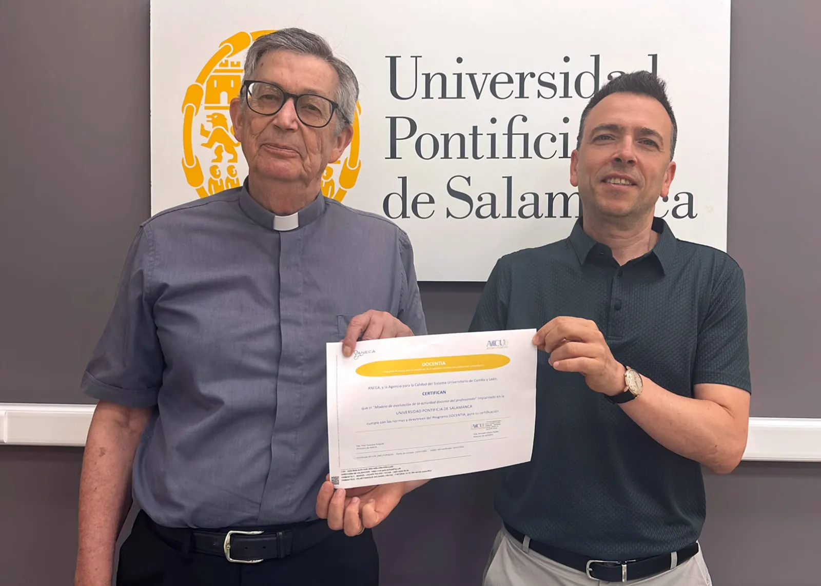 La UPSA, única universidad de CyL con certificación DOCENTIA