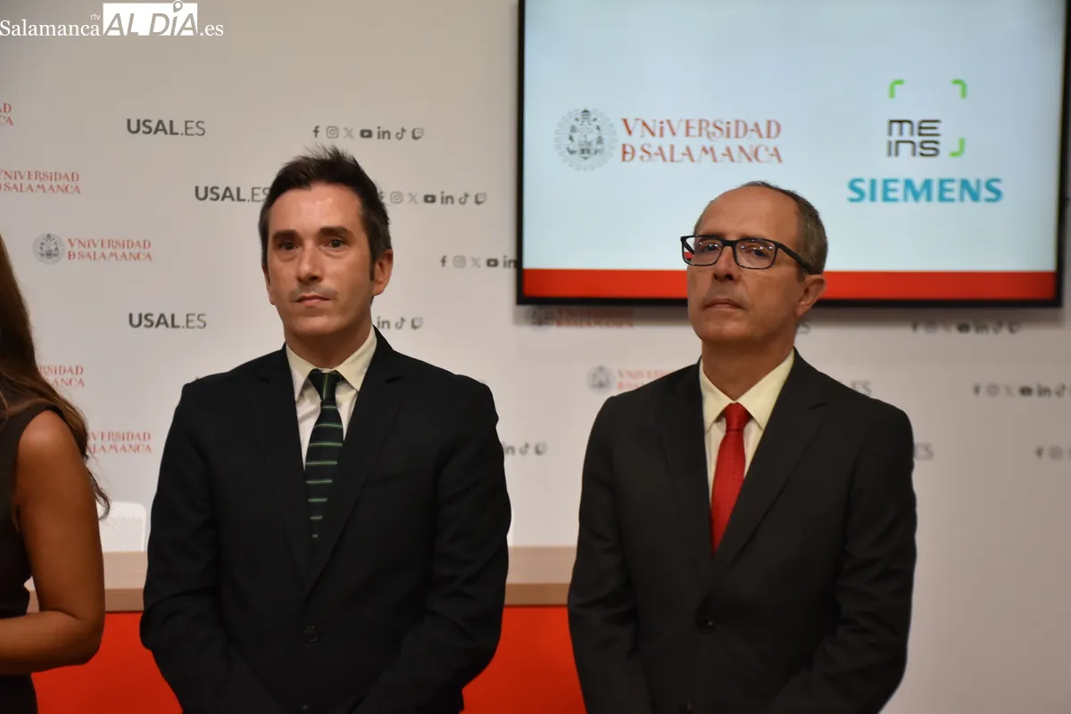 La USAL, Meins y Siemens se alían para crear un laboratorio tecnológico de vanguardia en Béjar. Fotos de Miguel González