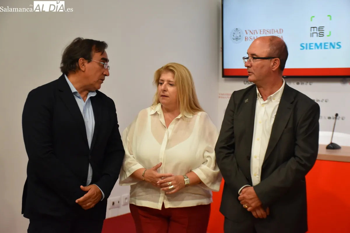 La USAL, Meins y Siemens se alían para crear un laboratorio tecnológico de vanguardia en Béjar. Fotos de Miguel González