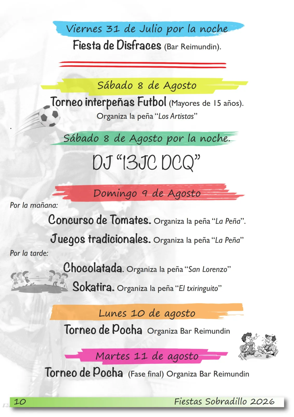 Actividades de verano